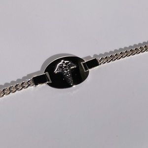 CHILD - 925 Italian Silver Medic alert braβ¦